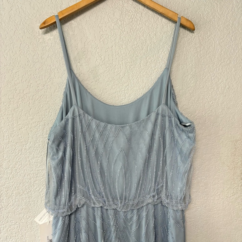 Revelry French Blue Gigi Beaded Dress Size XXL - Picture 7 of 11